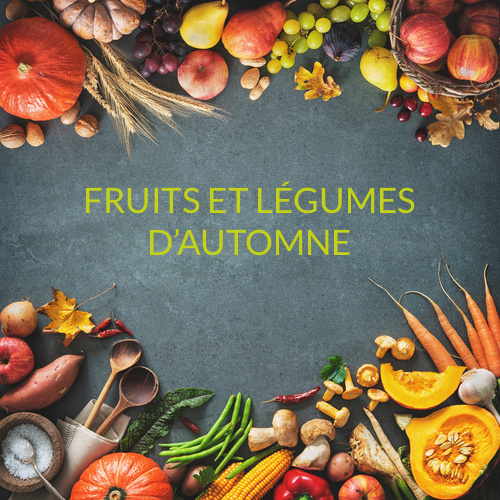 Les fruits et légumes d'octobre