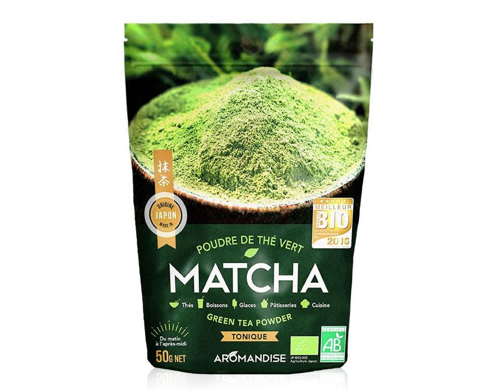 Matcha Aromandis disponible dans tous les magasins bio