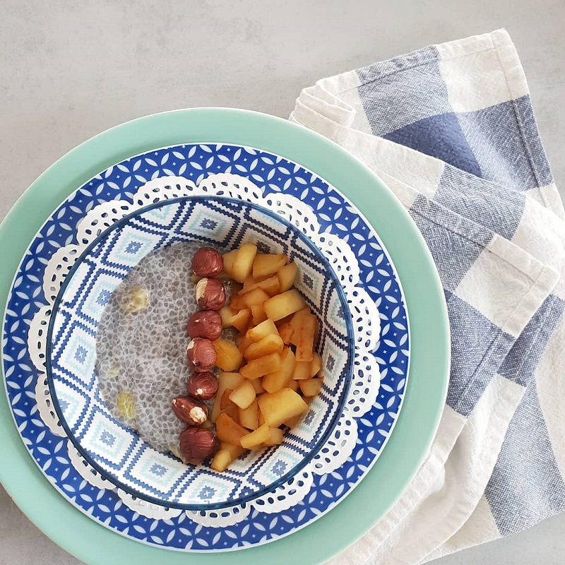 CHIA PUDDING POMME CANNELLE