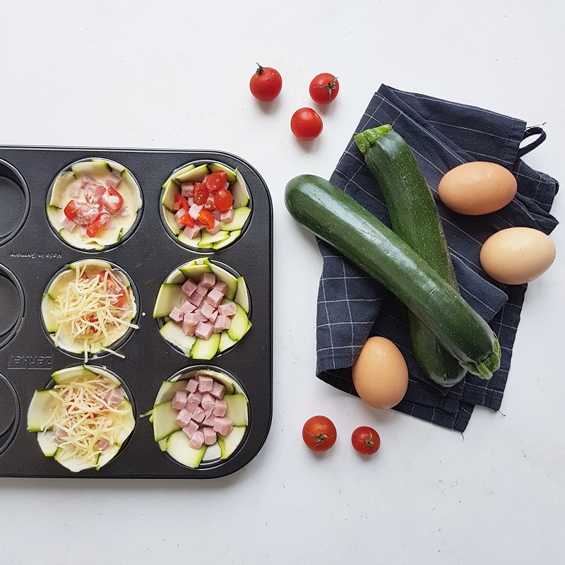 QUICHE COURGETTE JAMBON (sans pâte)