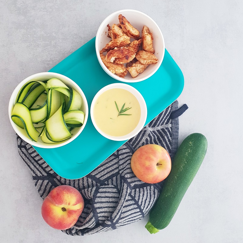 SALADE DE COURGETTE ET POULET