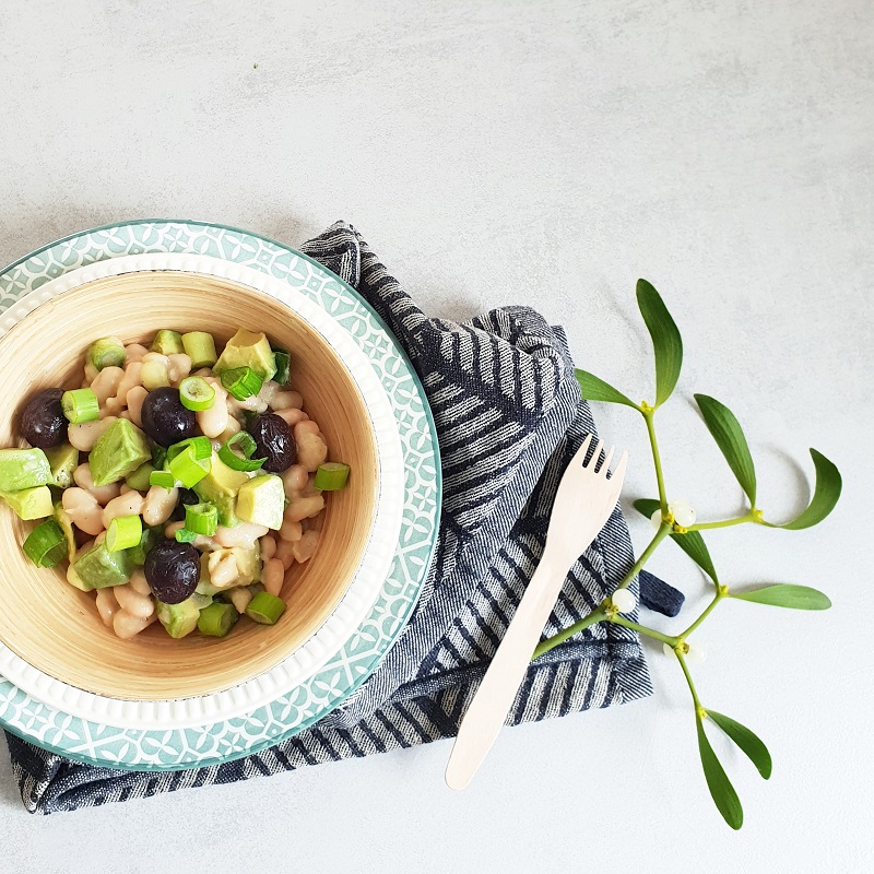 SALADE DE HARICOTS BLANCS ET AVOCAT