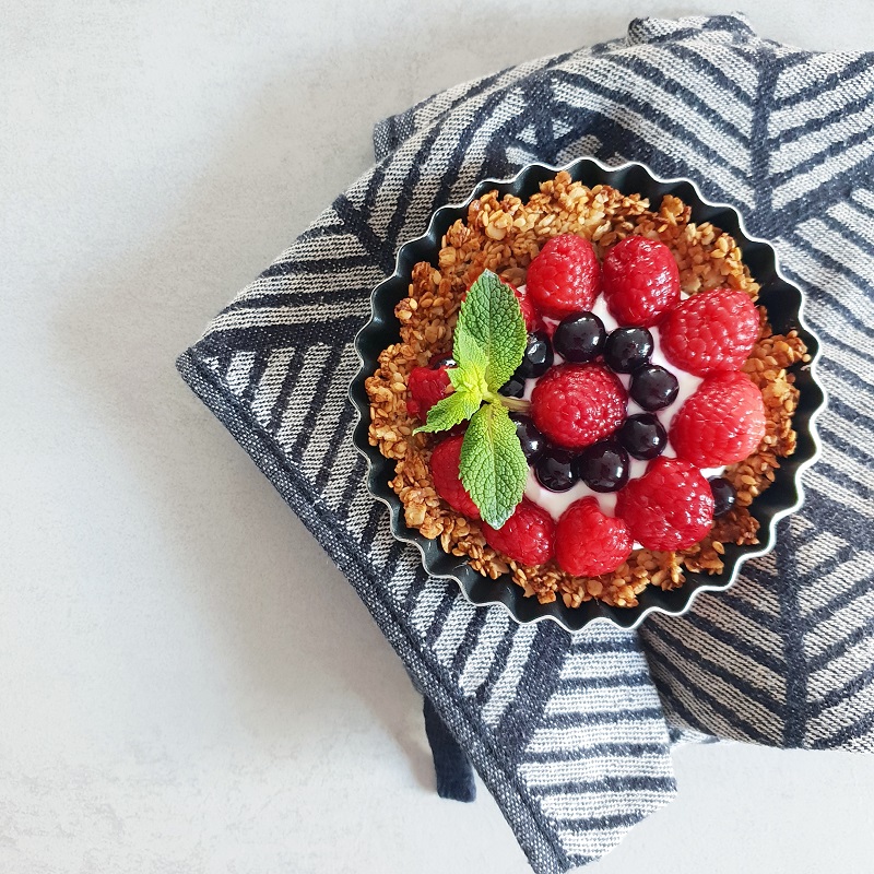 TARTELETTE GRANOLA AUX FRUITS ROUGES